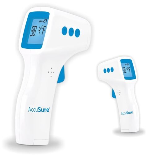 AccuSure HS Non Contact Infrared Thermometer- Digital Thermometer -Non Contact Forehead Thermometer for Adults and kids-Fever Temperature Gun (Thermometer)