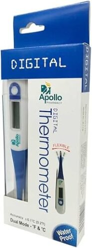 Apollo Pharmacy Digital Flexible Thermometer 1 Count (Thermometer)