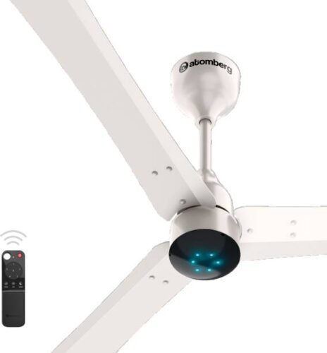 atomberg Renesa Plus 5 Star 1200mm 3 Blade BLDC Motor Ceiling Fan with Remote LED Indicator Pearl White (Ceiling Fan)