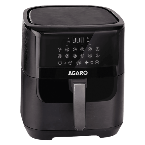 AGARO Elegant 6.5L 1800 Watt Digital Air Fryer with 12 Preset Cooking Options Black (Air Fryer)