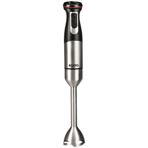 AGARO Grand 1000 Watt 2 Speed Hand Blender Dual Mode Operation Black (Blender)