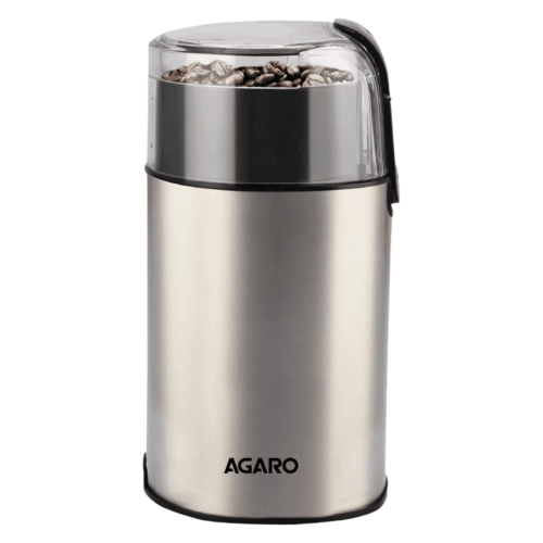 AGARO Grand Fully Automatic Coffee Grinder Grinds Coffee Beans 33698 Silver (Coffee Maker)