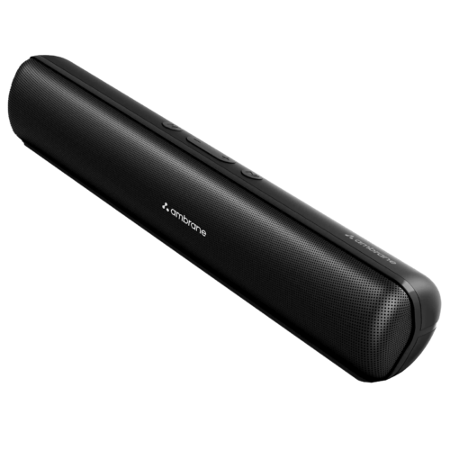 ambrane Evoke Beam 16 16W Bluetooth Soundbar Crystal-Clear Sound Stereo Channel Black (Home Theater)