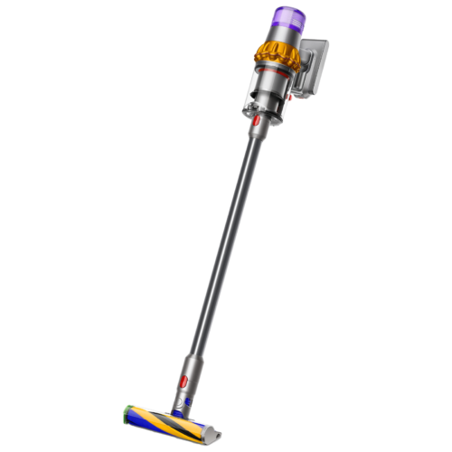 dyson V15 Detect 240W Cordless Dry Vacuum Cleaner with Anti-tangle Technology LCD Screen Yellow & Nickel (Vacuum Cleaner)