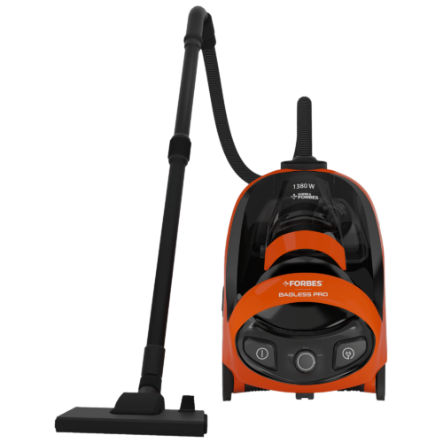 EUREKA FORBES Bagless Pro 1380W Dry Vacuum Cleaner with Cyclonic Technology Easy Dust Disposal Orange & Black (Vacuum Cleaner)