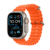 Apple Watch Ultra 2 GPS+Cellular with Orange Ocean Band – M/L 49mm Display Titanium Case (Smartwatch)