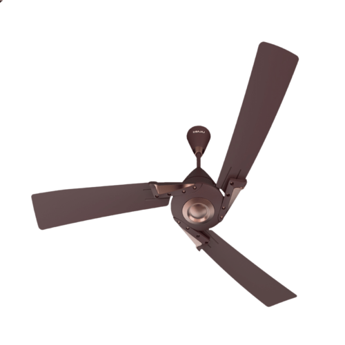 BAJAJ Euro Prime EE 1 Star 1200mm 3 Blade Silent Operation Ceiling Fan Anti Bacterial Walnut & Copper (Ceiling Fan)