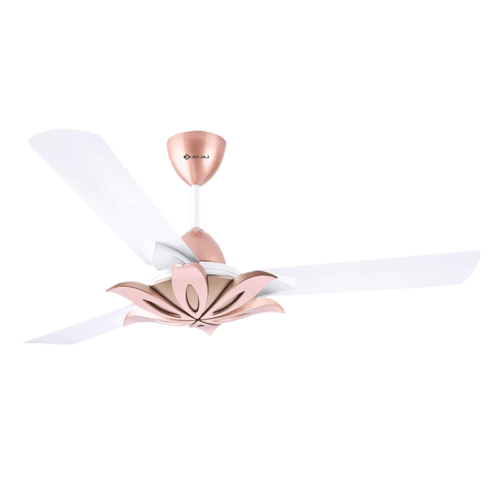 BAJAJ Floweret EE 1 Star 1200mm 3 Blade Anti Bacterial Ceiling Fan Easy to Clean White (Ceiling Fan)