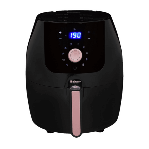 Balzano 5.5L 1700 Watt Digital Air Fryer with Rapid Heat Circulation Technology Black (Air Fryer)