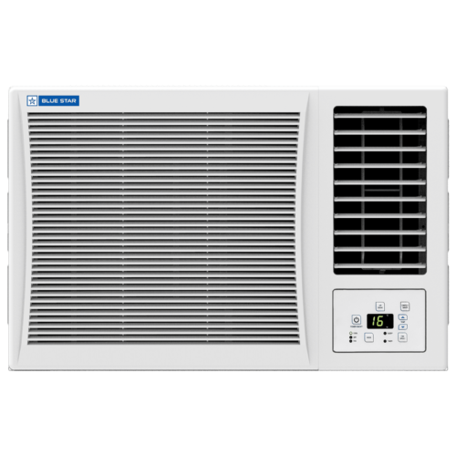 Blue Star P 1.5 Ton 3 Star Fixed Speed Window AC 2024 Model Copper Condenser WFD318P (Air Conditioner)