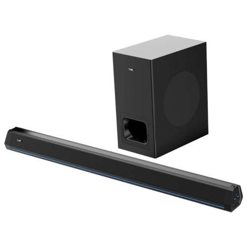 boAt Aavante Bar Maven Pro 320W Bluetooth Soundbar with Remote Entertainment EQ Modes 2.1 Channel Premium Black (Home Theater)