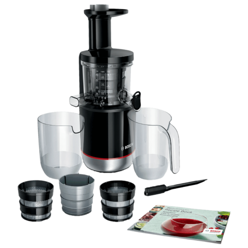 BOSCH VitaExtract 150 Watt 2 Jars Slow Juicer 55 RPM GentleSqueezing Technology Black (Blender)