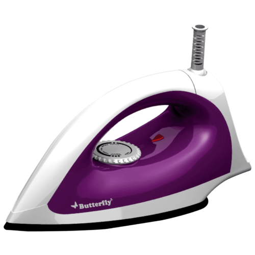 Butterfly Aries 1000 Watts Dry Iron Auto Shut off I6008K00000 Purple (Iron)