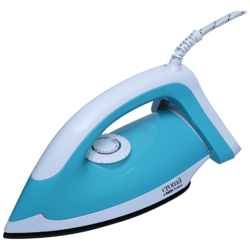 Croma 1000 Watts Dry Iron Weilburger Dual Coat Soleplate AV4413 Blue (Iron)