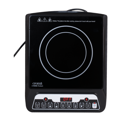 Croma 1200W Induction Cooktop with 7 Preset Menus (Induction Cooktop)