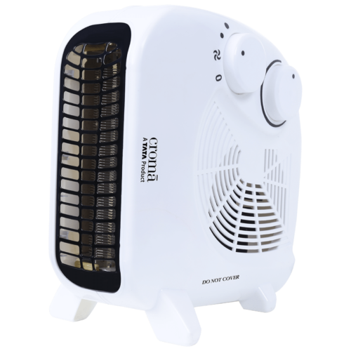 Croma 1400 Watts Fan Room Heater Over Heat Protection CRSC14KRHA312001 White (Room Heater)