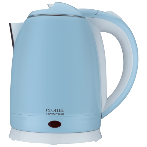 Croma 1500 Watt 1.8 Litre Electric Kettle with Overload Protection Blue (Electric Kettle)