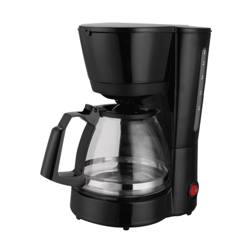 Croma 600 Watt 5 Cups Manual Black Coffee Maker with Rust Resistant Black (Coffee Maker)