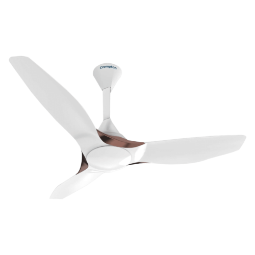 Crompton SilentPro Enso 5 Star 1200mm 3 Blade BLDC Motor Ceiling Fan with Remote Inverter Technology Silk White (Ceiling Fan)