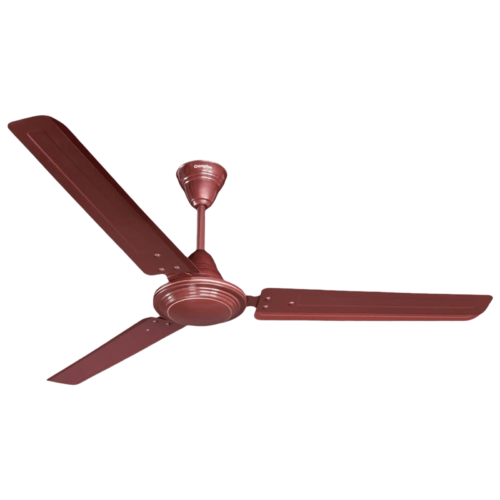 Crompton Surebreeze Hill Briz 1 Star 1200mm 3 Blade Copper Motor Ceiling Fan Inverter Technology Brown (Ceiling Fan)