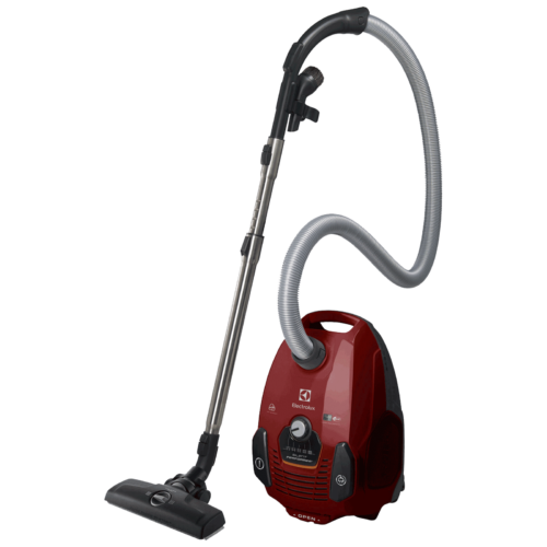 Electrolux Silent Performer 2000 W Dry Vacuum Cleaner with Washable Hygiene Filter 12 360 Degree Motion Technology Chilli Red (Vacuum Cleaner)