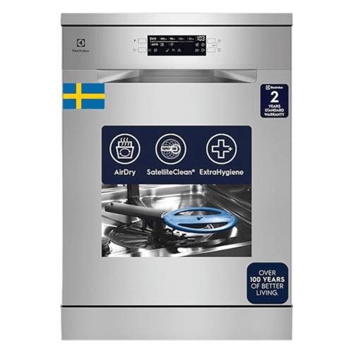 Electrolux UltimateCare 700 14 Place Settings Free Standing Dishwasher with 8 Wash Programs No Pre-rinse Required Stainless Steel (Dishwasher)