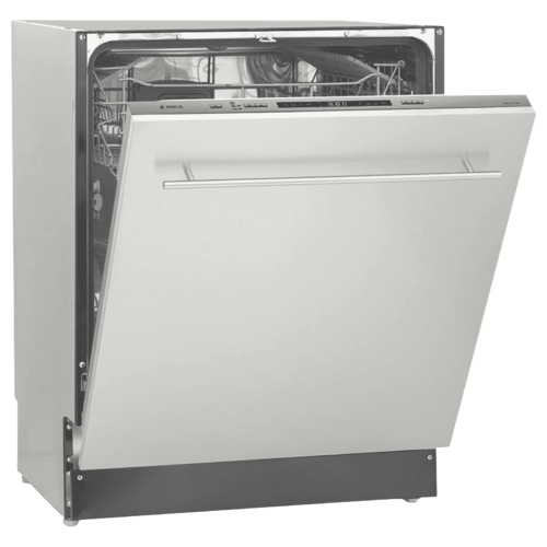 elica WQP12-7713M 14 Place Settings Built-in Dishwasher with Hidden Heating Element Stainless Steel (Dishwasher)