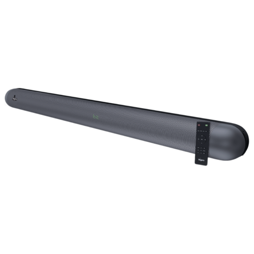 fingers Octane-40 40W Bluetooth Soundbar with Remote Dolby Sound 2.0 Channel Rich Dark Silver (Home Theater)