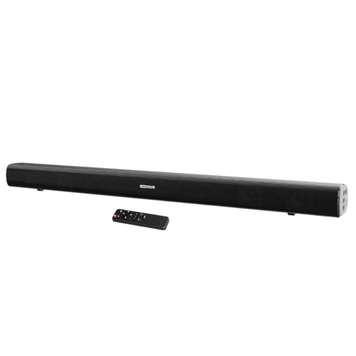 GIZmore BAR6100 60W Bluetooth Soundbar with Remote 360 Degree Surround Sound 2.0 Channel Black (Home Theater)