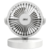 GM Handy Air 150mm 3 Blade Rechargeable Personal Fan with 2000 mAh Battery 5 Hr Non Stop Operation White (Table Fan)