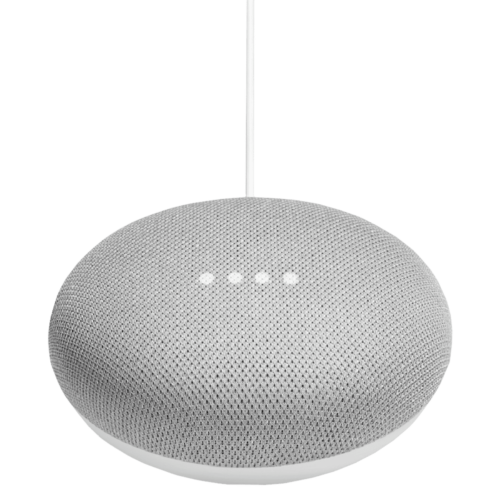 Google Home Mini with Google Assistant Compatible Smart Wi-Fi Speaker Far-Field Voice Recognition Grey (Smart Speaker)