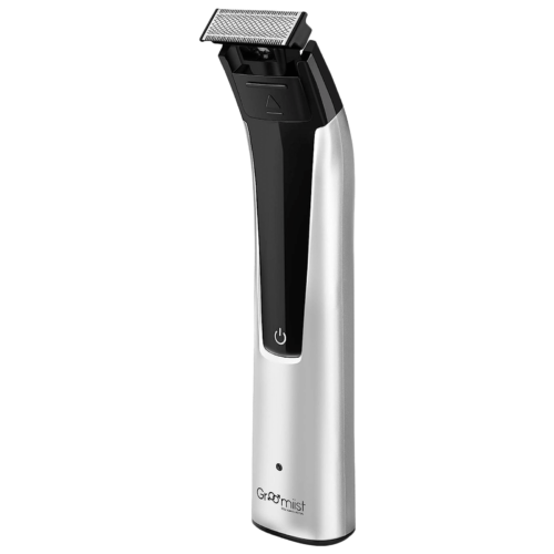 Groomiist Copper Series Rechargeable Corded & Cordless Wet & Dry Trimmer for Hair Clipping Beard & Moustache for Men 90min Runtime IPX6 Waterproof Silver & Black (Electric Shaver)