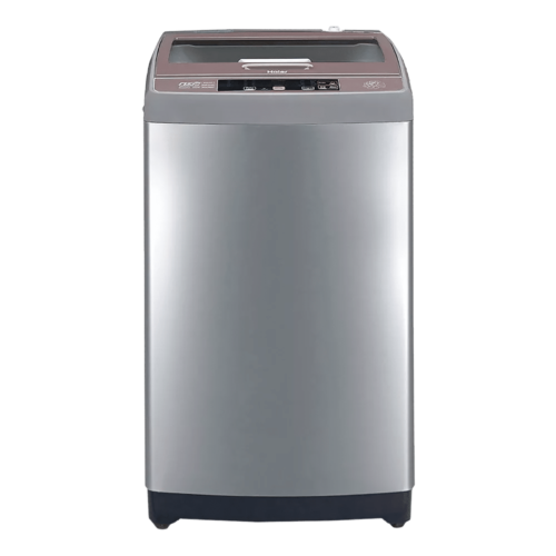 Haier 7.5 Kg 5 Star Fully Automatic Top Load Washing Machine HWM75-708S5NZP Oceanus Wave Drum Brown Grey (Washing Machine)