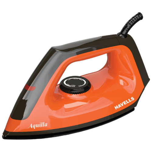 HAVELLS Aquilla 1000 Watts Dry Iron Shockproof GHGDICEO100 Amber (Iron)