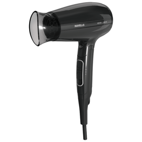 HAVELLS HD3181 Hair Dryer with 3 Heat Settings & Cool Shot Heat Balance Technology Black (Hair Dryer)