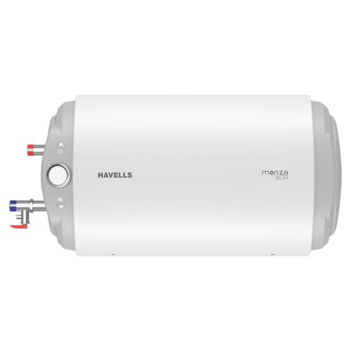 HAVELLS Monza Slim 15 Litres 4 Star Horizontal Storage Water Geyser 2000 Watts GHWBMCSWH015 White (Geyser)