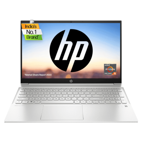 HP Pavilion 15-eh1047AU AMD Ryzen 5 Laptop 16GB 1TB SSD Windows 11 Home 15.6 inch Full HD IPS Display MS Office 2021 Natural Silver 1.75 KG (Laptop)