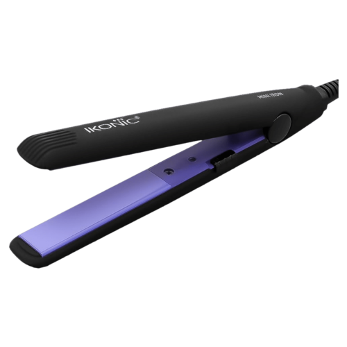 Ikonic Mini Hair Straightener with Ionic Technology Ceramic Plates Black (Hair Straightener)