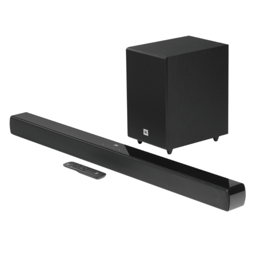 JBL Cinema SB140 110W Bluetooth Soundbar with Remote Dolby Digital 2.1 Channel Black (Home Theater)