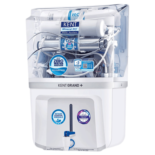 KENT Grand Plus 9L RO + UV + UF +UV-in-tank + TDS Water Purifier with Zero Water Wastage White (Water Purifier)