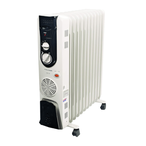 morphy richards 2500 Watt PTC Fan Oil Filled Room Heater OFR 11F White (Room Heater)