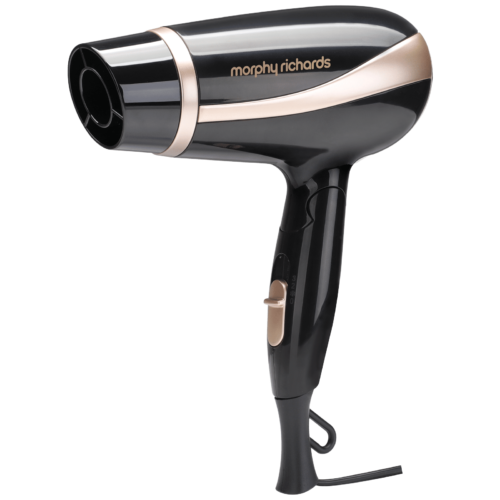 morphy richards HD1100DC Hair Dryer with 3 Heat Settings Overheat Double Protection Black (Hair Dryer)