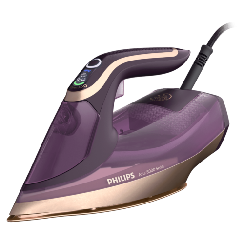 PHILIPS Azur 8000 3000 Watts 350ml Steam Iron Fast Heat Up DST804030 Purple (Iron)