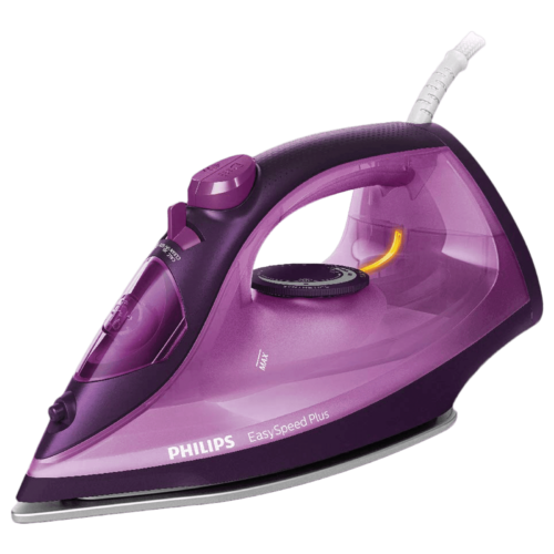 PHILIPS EasySpeed Plus 2400 Watts 270ml Steam Iron Durable Ceramic Soleplate GC2147/30 Purple (Iron)