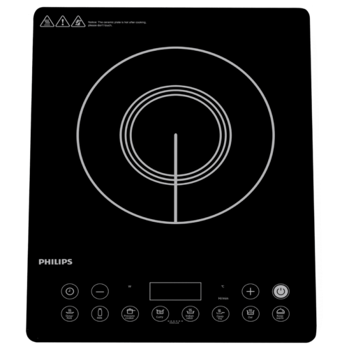 PHILIPS HD4996/00 2100W Induction Cooktop with 8 Preset Menus (Induction Cooktop)