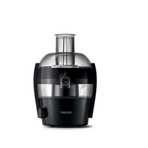 PHILIPS Viva Collection 500 Watt 1 Jar Centrifugal Force Juicer QuickClean Technology Ink Black (Blender)