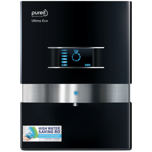 pureit Ultima Eco Mineral 10L RO + UV + MF + Special Mineral Cartridge Water Purifier with Digital Purity Display | Advanced 7 Stage Purification and Eco Recovery Tech Black (Water Purifier)