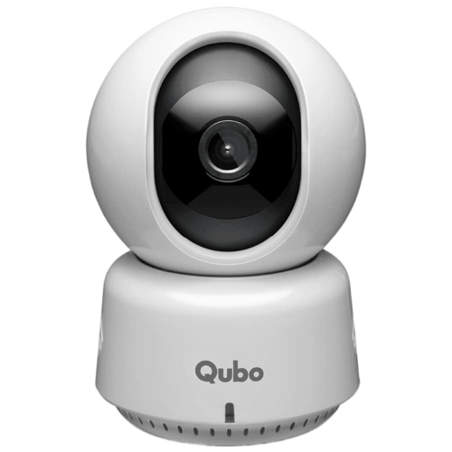 Qubo 360 Smart CCTV Security Camera Advance AI Ditection with Motion Tracking and Google Assistant Support OC- HCP01GW White (CCTV Camera)