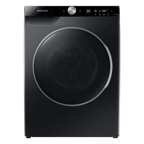 SAMSUNG 12/8 kg Inverter Fully Automatic Front Load Washer Dryer WD12TP44DSB/TL Wi-Fi Enabled Black Caviar (Washing Machine)