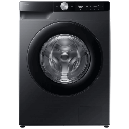 SAMSUNG 12 kg 5 Star Wi-Fi Inverter Fully Automatic Front Load Washing Machine WW12DG6B24ABTL AI Control Black (Washing Machine)